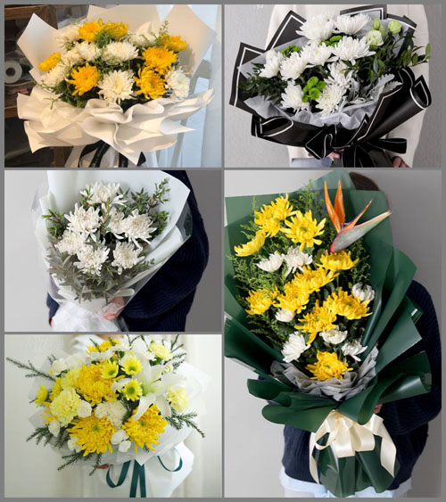 湖北孝感市应城市城北街道付岗村白事花束代送